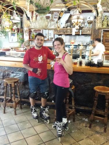 Vía Verde del Tajuña. Libertad sobre ruedas Después de las cervecillas en Morata, conseguimos continuar con la ruta