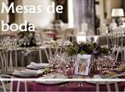 Mesas boda