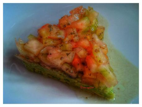 Tartar de aguacate y tomate