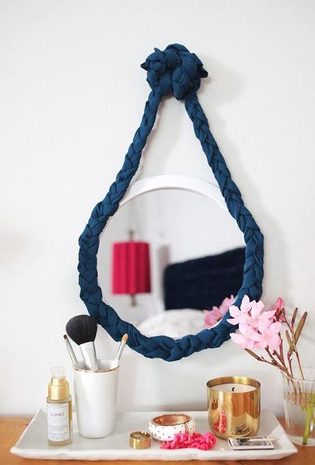 DIY..........UN PRECIOSO ESPEJO REDONDO