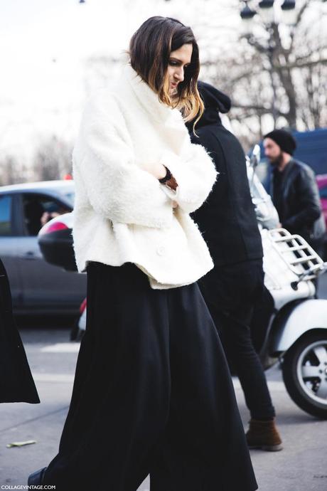 Paris_Fashion_Week_Fall_14-Street_Style-PFW-_Chanel-Black_And_White-Wide_Leg_Trousers-White_Coat-