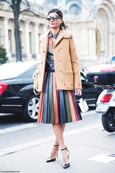 Paris_Fashion_Week_Fall_14-Street_Style-PFW-_Chanel-Giovanna_Battaglia-Pleated_Skirt-1
