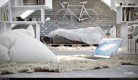 buhardilla muy bohemia