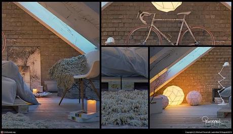 buhardilla muy bohemia