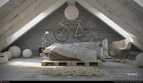 buhardilla muy bohemia