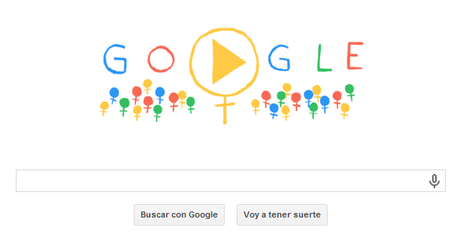 Doodle por el día de la mujer trabajadora 2014