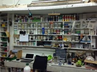 Atelier Carlos Cruz-Diez en París.