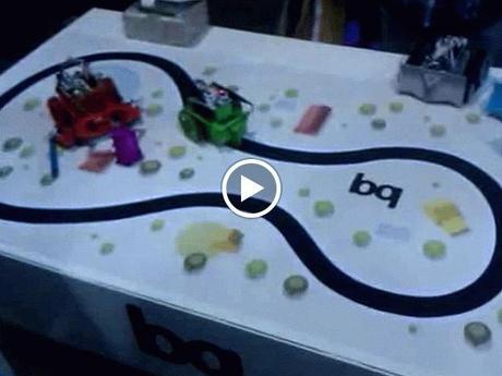 Exposición de los chicos de Bq en la 3D printer party
