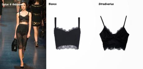 Cazaclones: Dolce & Gabbana Vs Blanco Vs Stradivarius