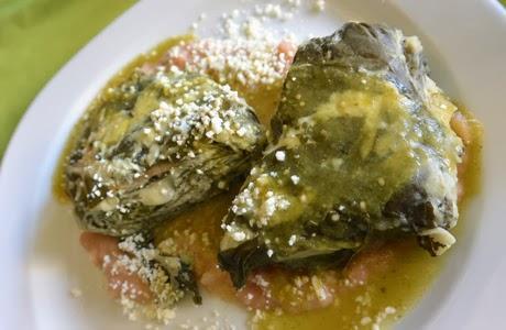 Tamal de acelgas estilo Tapalpa María Tamales, Tlaquepaque, Jalisco,