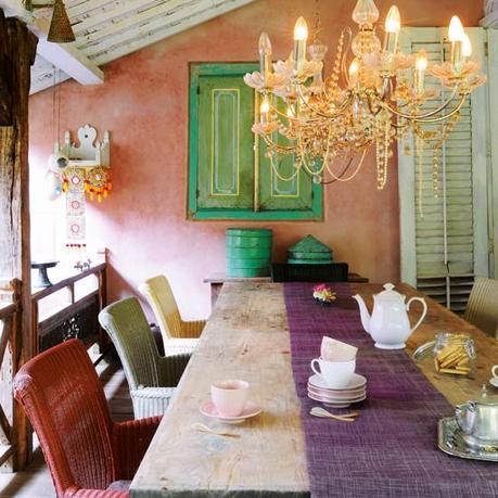 Una Casa Decorada en Muchos Viajes...