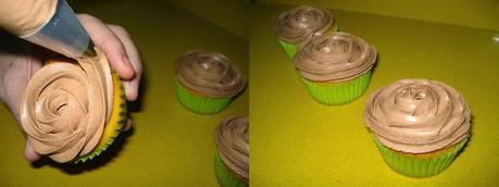 CUPCAKES DE NARANJA CON COBERTURA DE CHOCOLATE