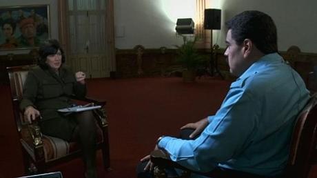 Maduro dice que Amanpour le tendió una 