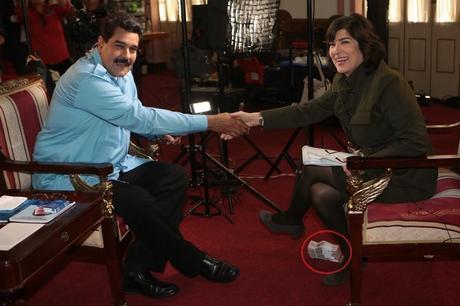 Maduro dice que Amanpour le tendió una Maduro dice que Amanpour le tendió una