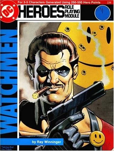 Watchmen en los juegos de rol y en las miniaturas(DC Heroes)