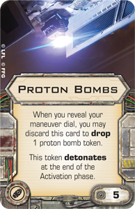 Bombas de Protones en X-Wing