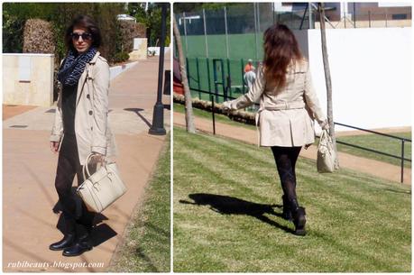 rubibeauty outfit samydress stradivarius shana buyincoins handbag trench OOTD