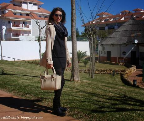 rubibeauty outfit samydress stradivarius shana buyincoins handbag trench OOTD