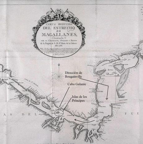 BOUGAINVILLE: indígenas en el Estrecho de Magallanes (1768)