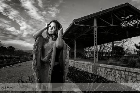 Sesión fotográfica con Cristina Cano - Edición en Blanco y Negro