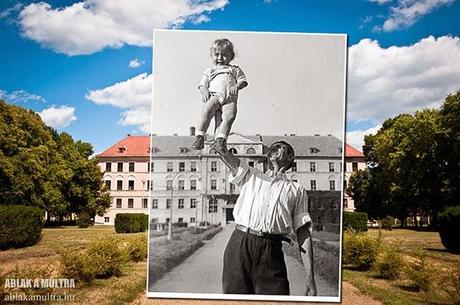 Pasado y presente unidos en una fotografía.