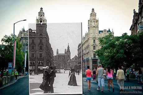 Pasado y presente unidos en una fotografía.