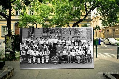 Pasado y presente unidos en una fotografía.
