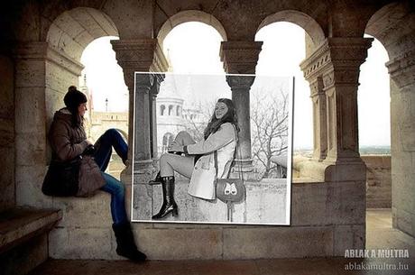 Pasado y presente unidos en una fotografía.