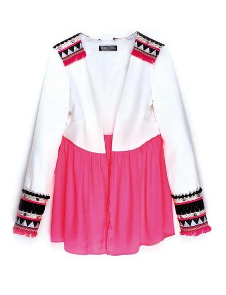 Chaqueta étnica flúor...