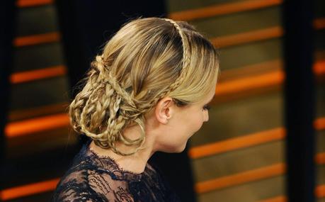 El peinado de Diane Kruger en la Fiesta Vanity Fair (Oscar 2014)