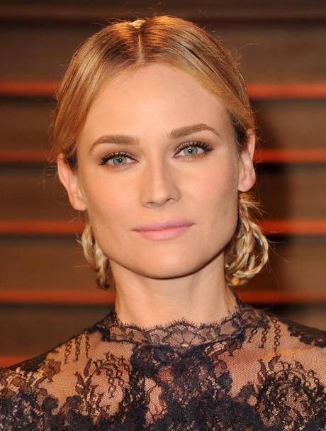 El peinado de Diane Kruger en la Fiesta Vanity Fair (Oscar 2014)