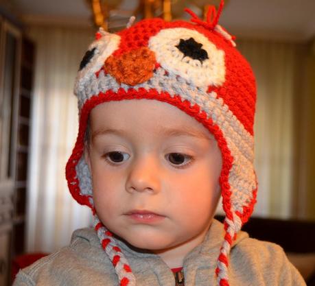 GORRO BUHO CROCHET