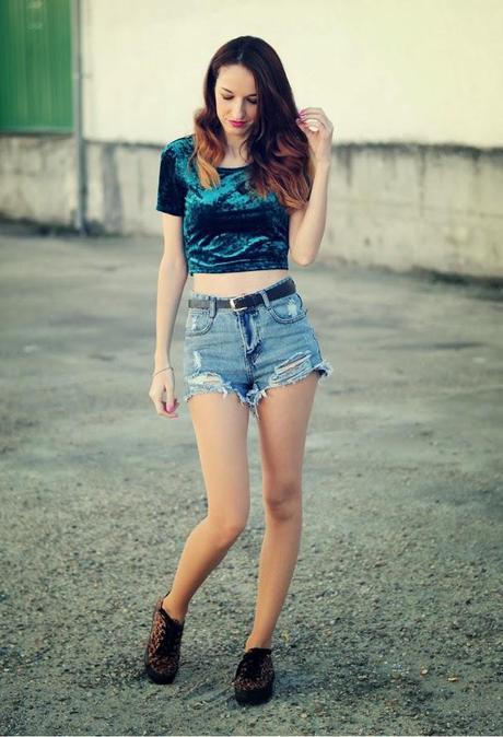 TENDENCIA: SHORTS DE TALLE ALTO + CROP TOP