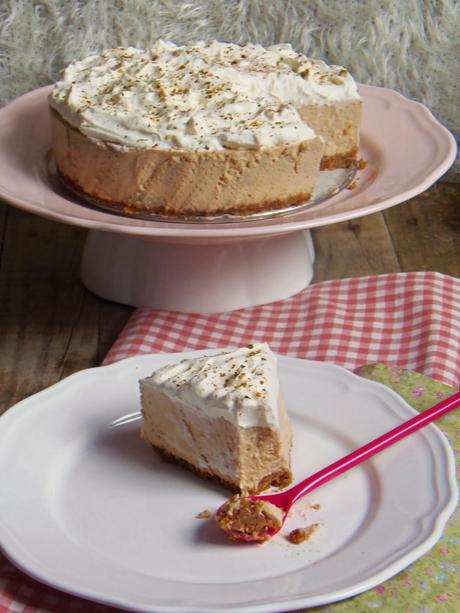 TARTA DE QUESO Y TOFFEE... para el segundo año del blog