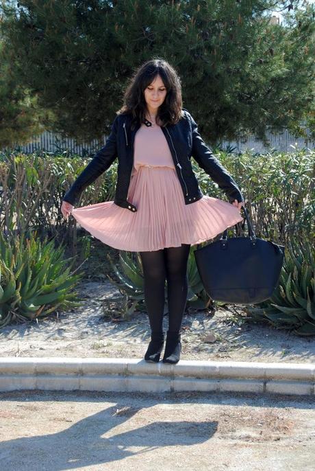 Pastel pink dress