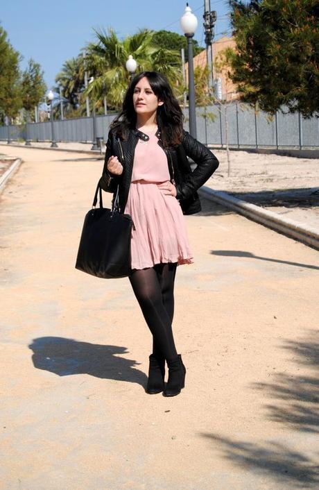 Pastel pink dress