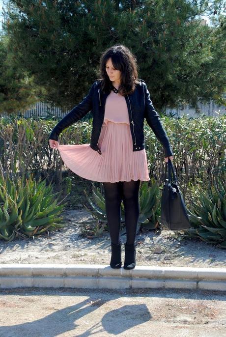 Pastel pink dress