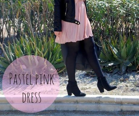 Pastel pink dress