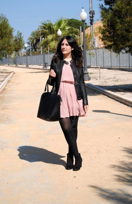 Pastel pink dress