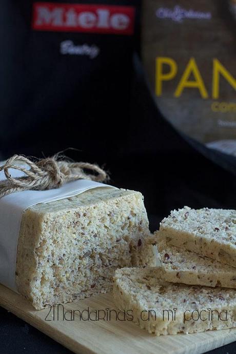 Pan  de molde integral del curso de panes en Miele Center Madrid