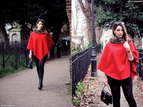 Look of the day: red cape & leo touch lovelystyle (7)
