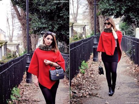 Look of the day: red cape & leo touch lovelystyle (1)