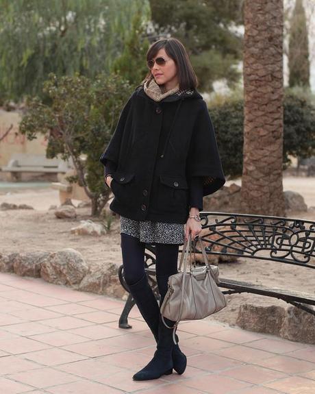 Vestido + Blazer + Botas altas