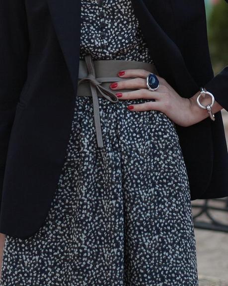 Vestido + Blazer + Botas altas