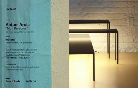 Molt Personal: exposición de Toni Arola en Matèria, a partir del 13 de marzo 1 arola en materia
