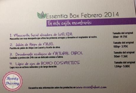 Essentia Box febrero 2014
