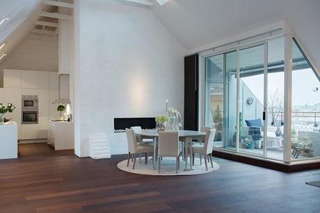 Atico Minimalista en Vasastan