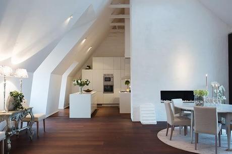 Atico Minimalista en Vasastan