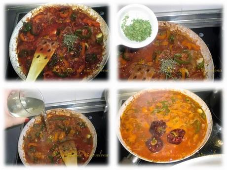 Cordero al chilindrón