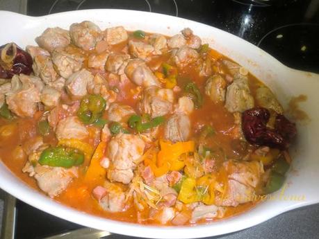 Cordero al chilindrón